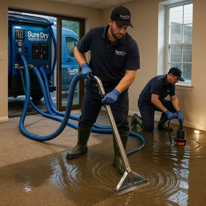 Water Extraction and Removal process in Carleton, MI